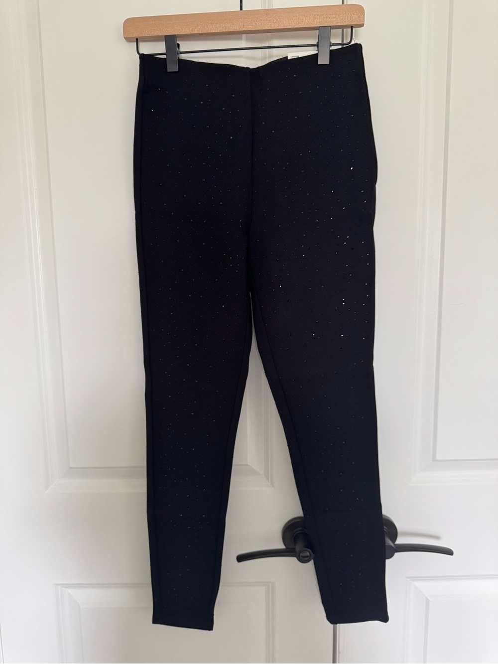 Zara Women Black Sparkle Leggings